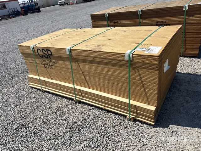 Quantity of (40) 3/4" 4x8 CSP/DFP No Stamp Plywood (Unused)