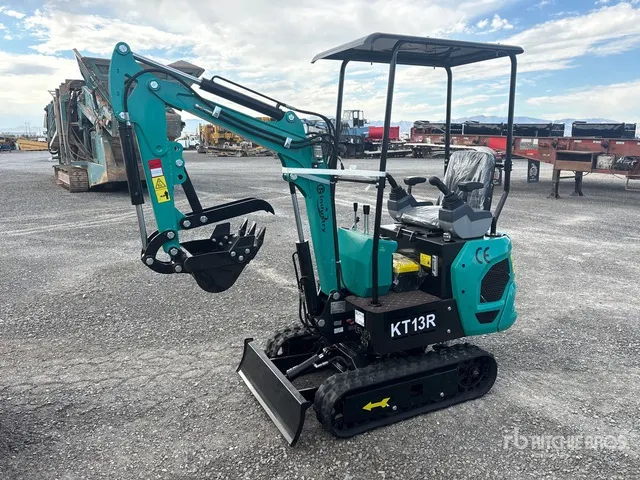 2026 CFG KT13R Mini Excavator (Unused)