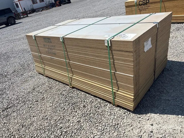 Quantity of (30) 48 in x 96 in 1 1/8" 4x8 G2S with Smooth Overlay 2 Sides Douglas Fir 11 Ply No Stamp Formply Plywood (Unused)