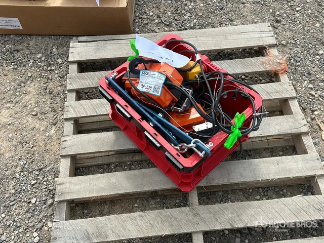 Quantity of (3) Vevor Electric Chain Hoists Material Hoist