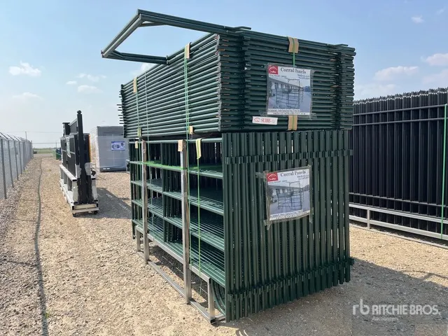 Quantity of (56) 2026 Suihe NP10-54-2 10 ft Powder Coated Livestock Panel (Unused)