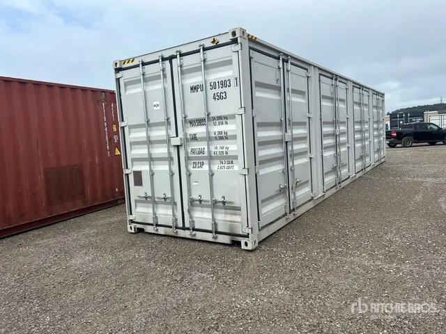 2026 40 ft High Cube Multi-Door Storage Container