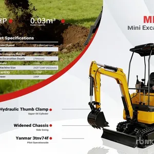 2026 ME20-YELLOW Yanmar Diesel Mini Excavator (Unused)