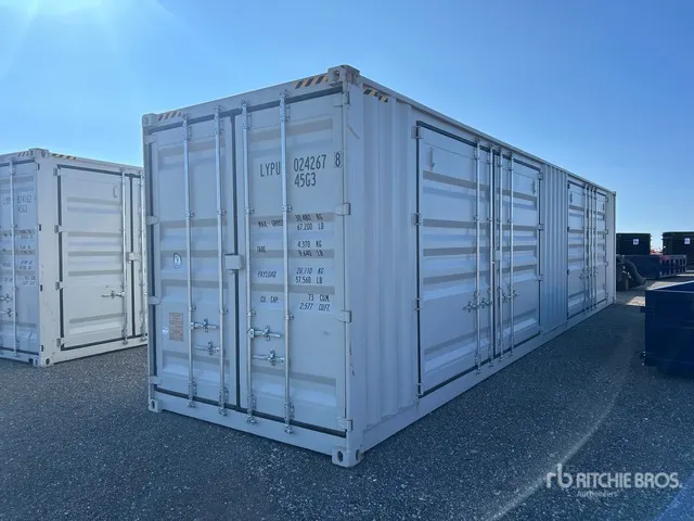 2026 40 ft High Cube Multi-Door Storage Container