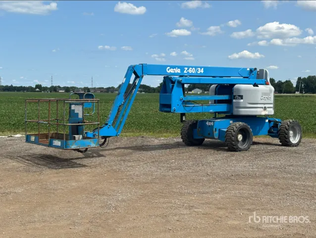 2013 Genie Z-60/34 4WD Diesel Articulating Boom Lift