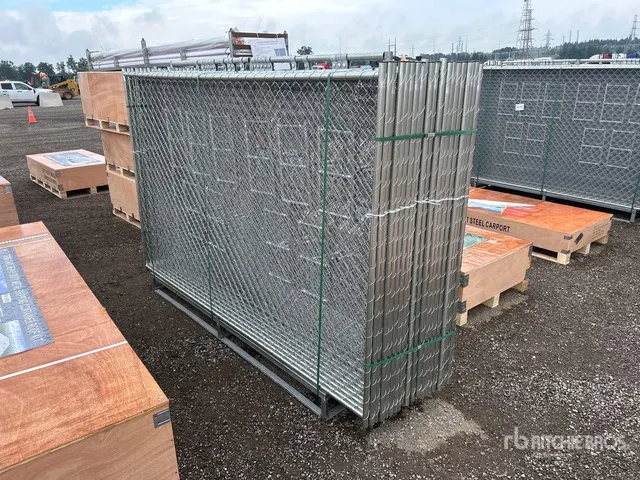 Quantity of (20) 2026 GLCF1006 9 ft 4 in x 5 ft 11 in Chain Link 10 ft x 6 ft Site Fence (Unused)