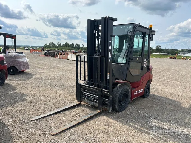 2025 Taylor GT50D 4739 lb Pneumatic Tire Forklift