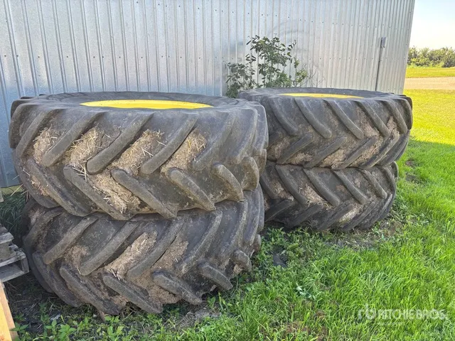 Quantity of (4) Michelin 650/65R38 Tires - Fits John Deere 4730
