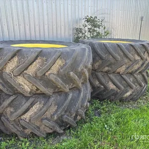 Quantity of (4) Michelin 650/65R38 Tires - Fits John Deere 4730