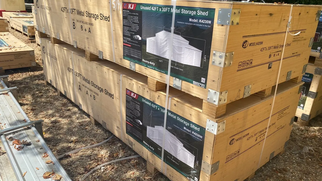42FT x 30FT Metal Storage Shed