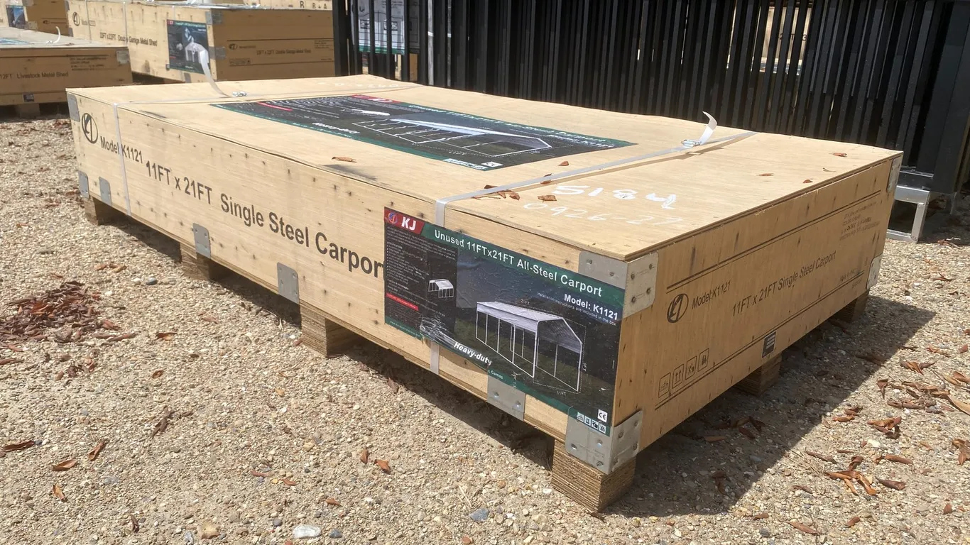11FTx19FT All-Steel Carport
