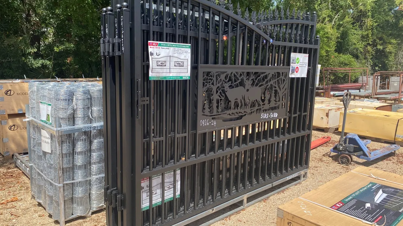 7FT(H)x 20FT(L)
Metal Farm Driveway Gate