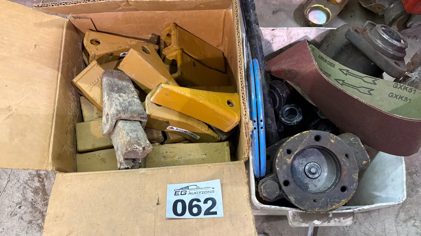 ASSORTED HEAVY EQUIPMENT PARTS & SHOP SUPPLIES