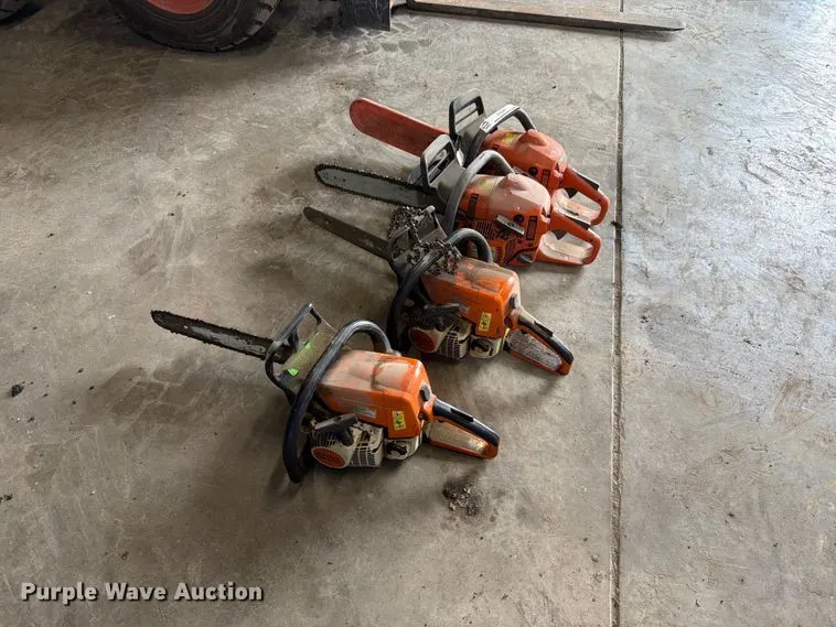 (4) chainsaws