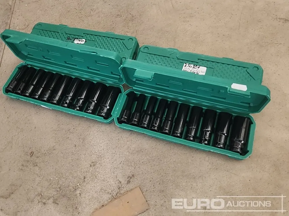 Unused 10pc Deep impact Socket Set (4 of)