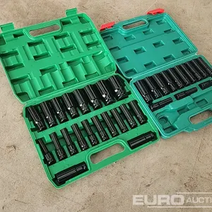 Unused 20Pc Deep Impact Socket Set, 14pc Deep Impact Socket and Ratchet Set (2 of) 