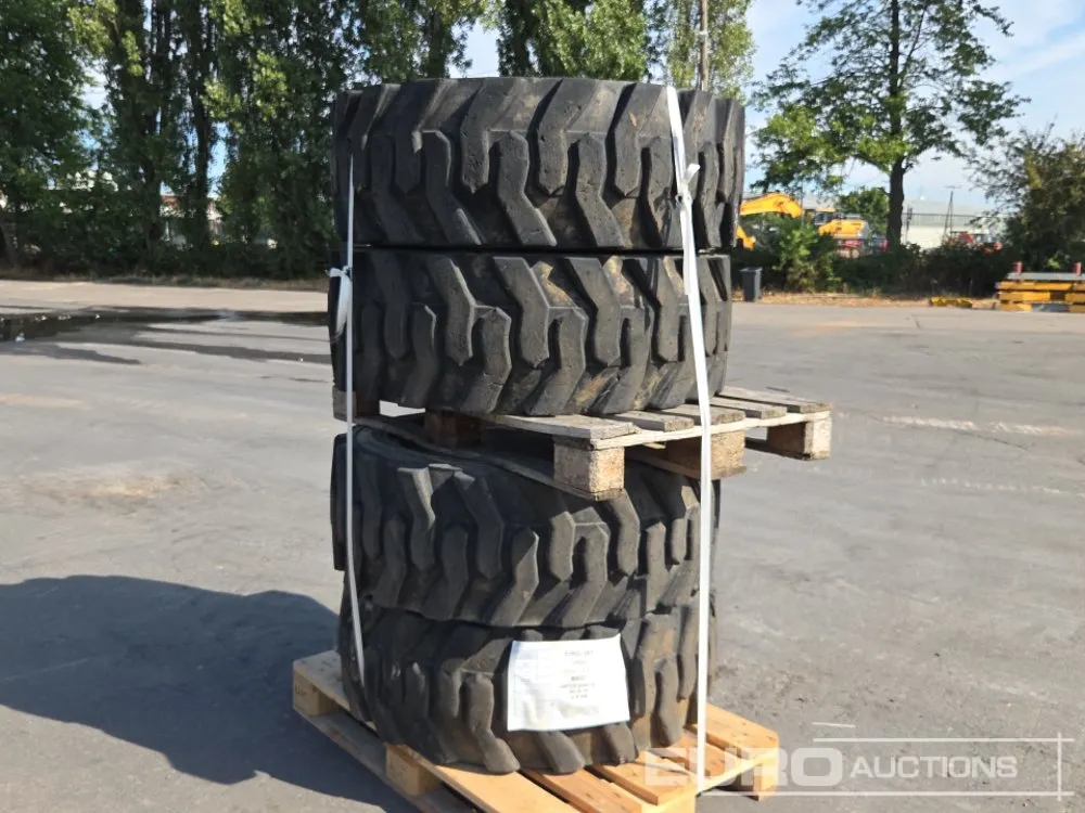 Camso 385/45-28 Manlift Tyres, Rims (4 of)