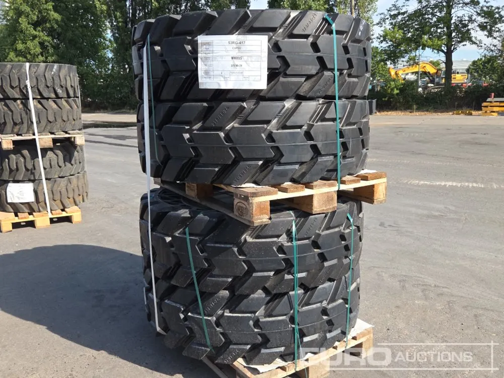 Unused Camso 375/85-24 Tyres, Rims (4 of)