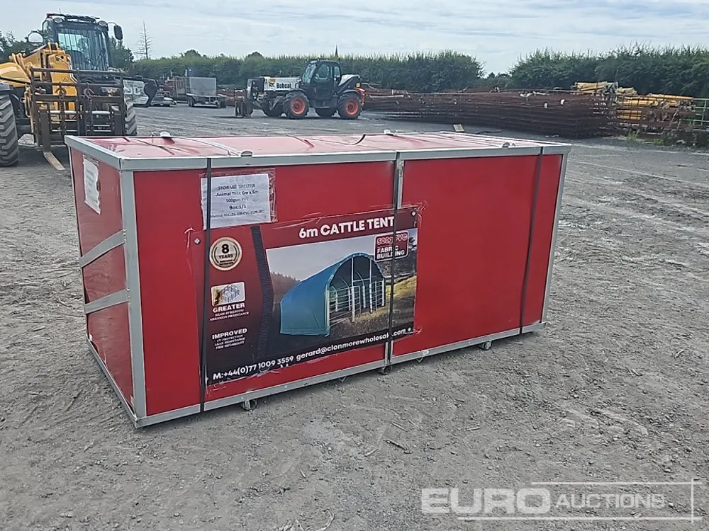 Unused 6m Cattle Tent