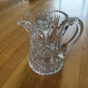 Cut Glass Pitchers, Vase, & More