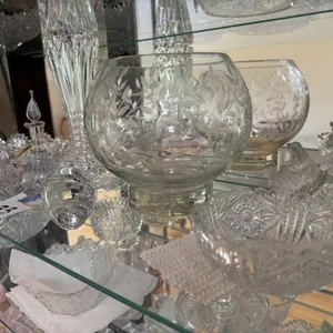 Cut Glass, Etched Glass, & More