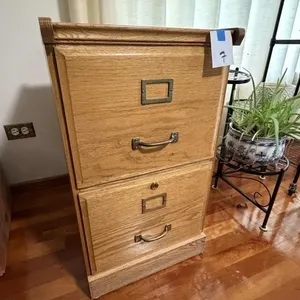 Wooden File Cabinet