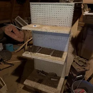 Metal Shelf, Bike, Assorted Lumber