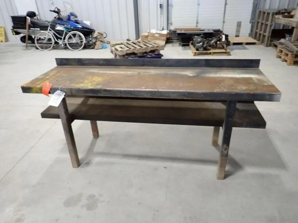 7 Ft x 2 Ft Metal Work Bench
