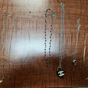 ASSORTED GOLD AND SILVER COLORED NECKLACES  CPF-2016-000439   M16-0273