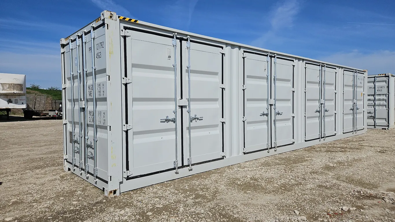 40' High Cube 5 Door Single Use Sea Container