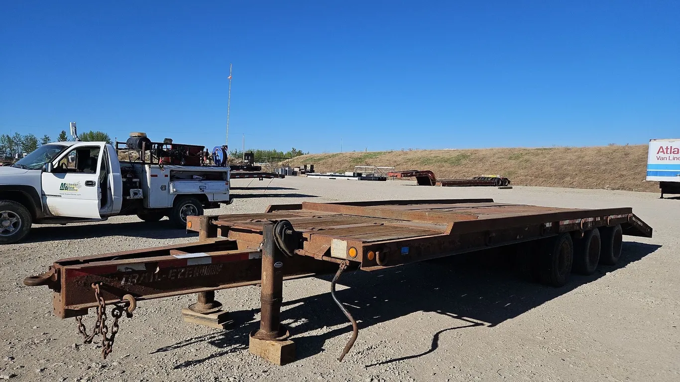 2005 Trail-Eze TRI/A 24ft Pintle Hitch Equipment Trailer