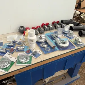 Quantity of shut off valves including 1/2", 3/4", 1", 2"
