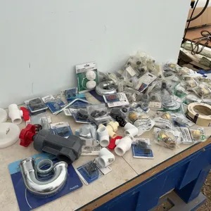 Quantity of unused plumbing supplies