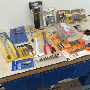 Qty of misc tools including brake spring pliers,