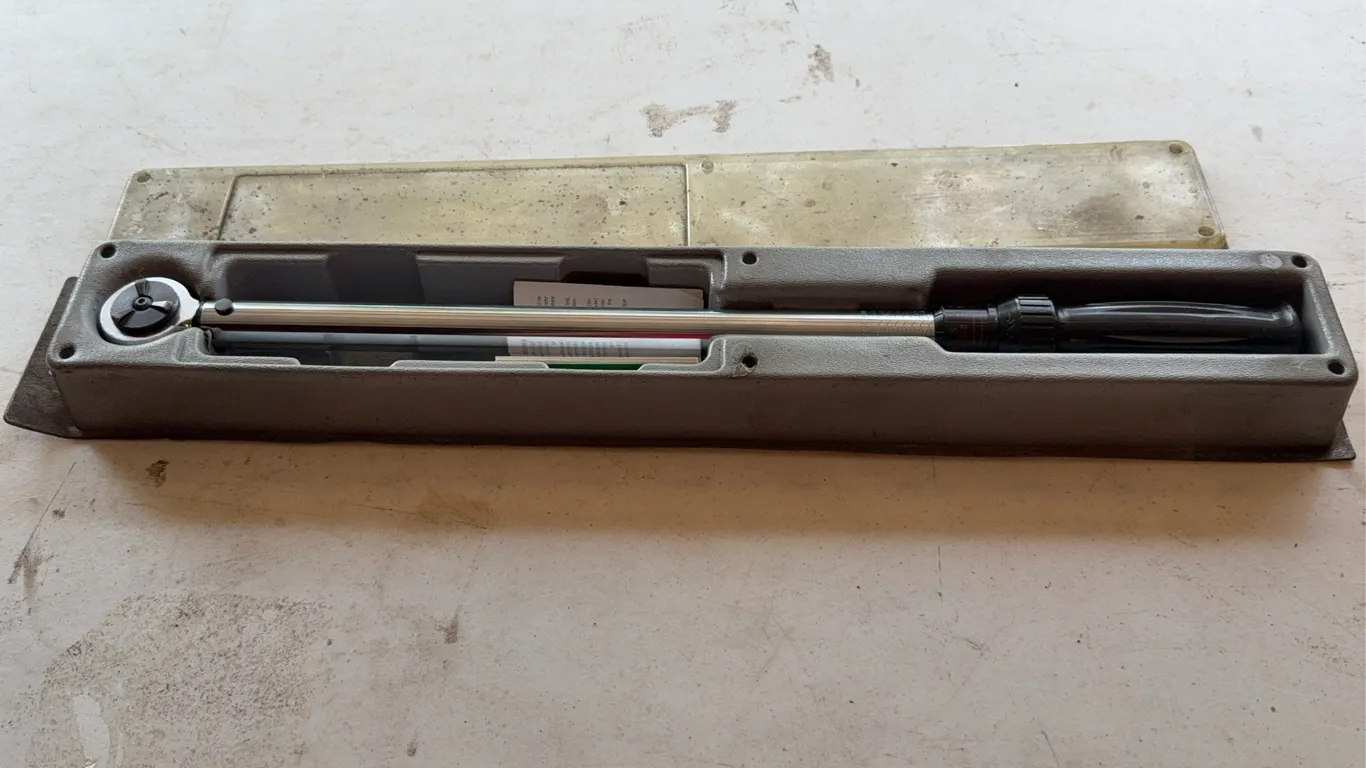 Craftsman Microtork Drive Torque Wrench Made In USA With Case