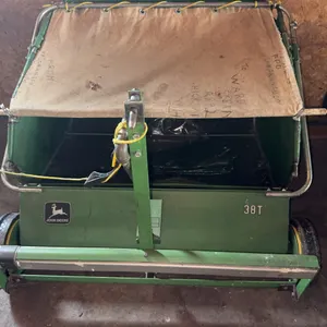 John Deere 38T Tow Behind Lawn Sweeper Attachment