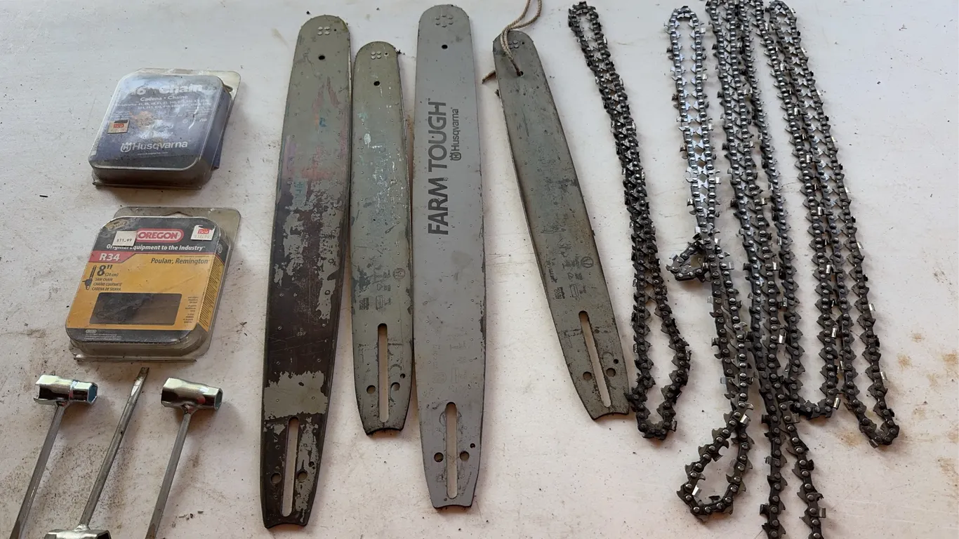 Husqvarna and Oregon Chainsaw Chains Bars and Screnches