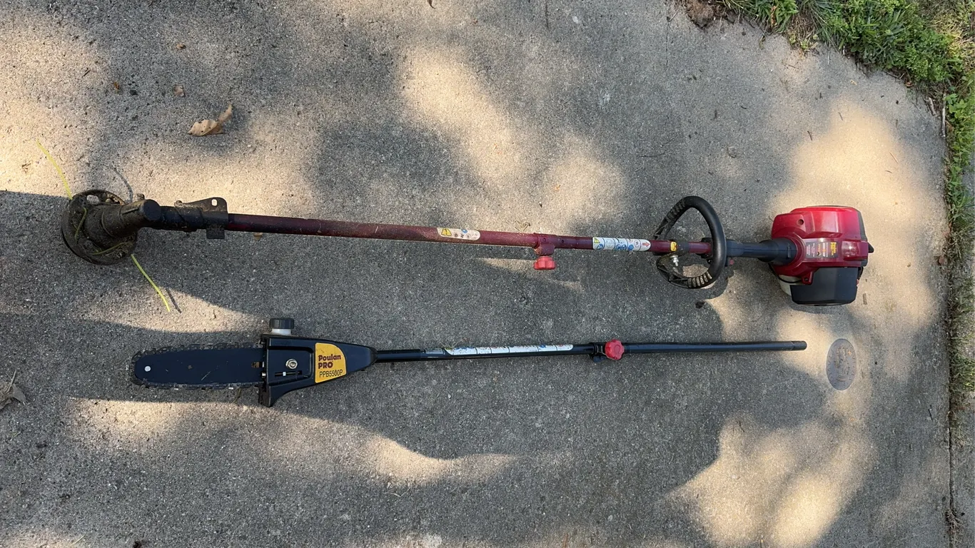 Poulan Pro PPB335 Gas String Trimmer with Pole Pruner Attachment