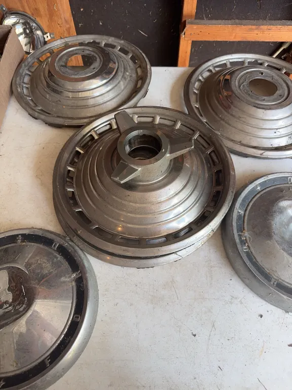 Selection of 1960 1961 Ford Galaxie Fairlane Wheel Covers Hubcaps