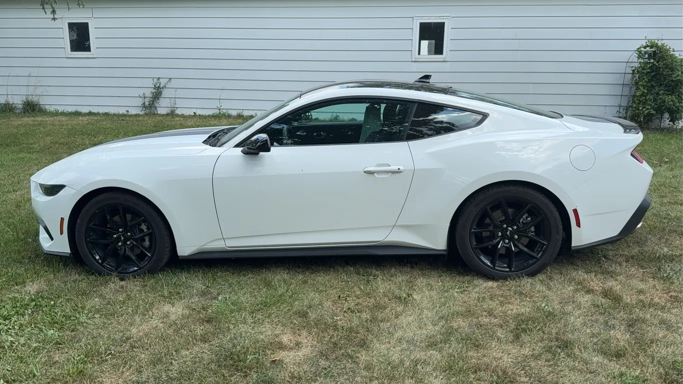 White 2025 Ford Mustang EcoBoost Coupe