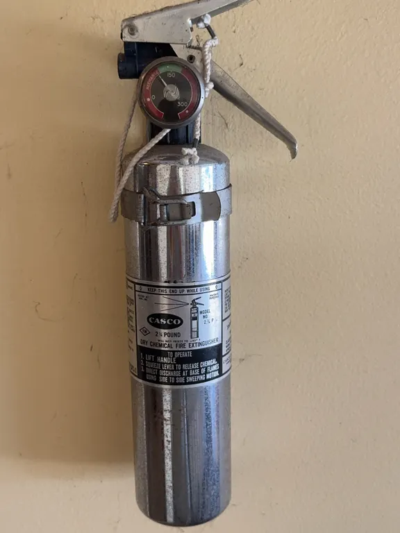 Casco Model 2 3/4 P Chrome Dry Chemical Fire Extinguisher