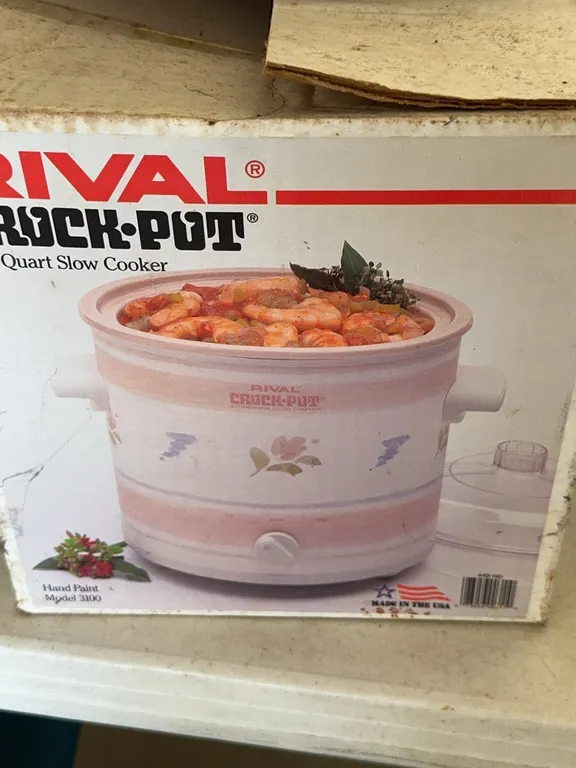 Rival Crock-Pot 3.5 Quart Stoneware Slow Cooker Model 3100