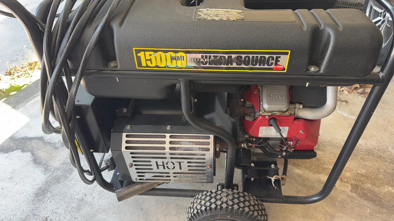 Generac Guardian Ultra Source 15000 Watt Portable Generator Electric Start