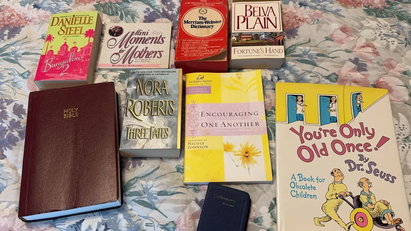 Assorted Book Lot Featuring Dr Seuss Bibles Fiction And Dictionary