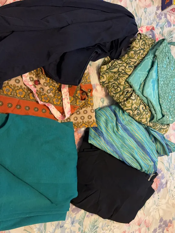 Collection of Assorted Women's Dresses and Garments Including Butte Knit Wool
