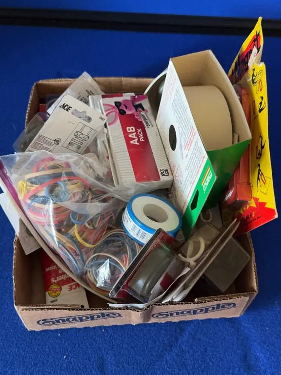 Assorted Household Utility Supplies Lot Ace Hardware Tape Magnet Timer