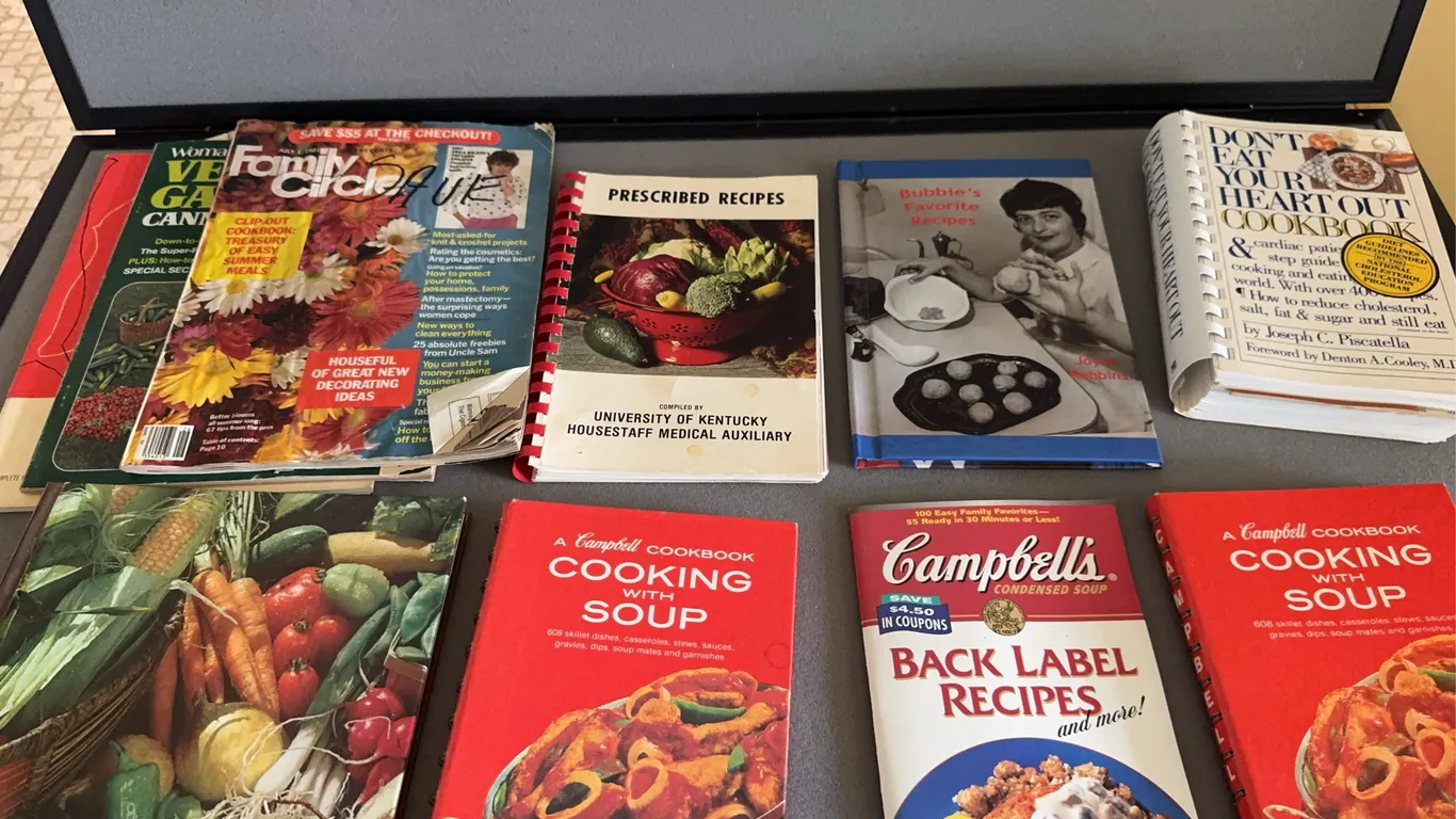 Assorted Recipe Books Campbell Soup Cookbooks Family Circle Magazines Lot