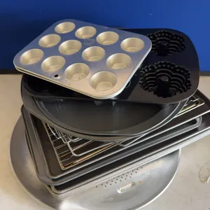 Assorted Kitchen Bakeware Collection Featuring Mirro and Baker's Secret