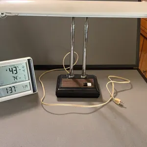 AcuRite Digital Weather Station and Ever-Ready Fluorescent Desk Lamp