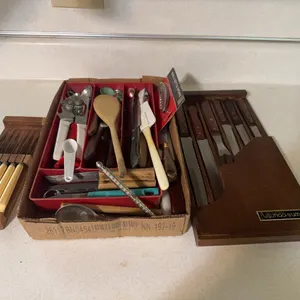 Town & Country Knife Set Quikut Cutlery Old Hickory Kitchen Utensils Lot